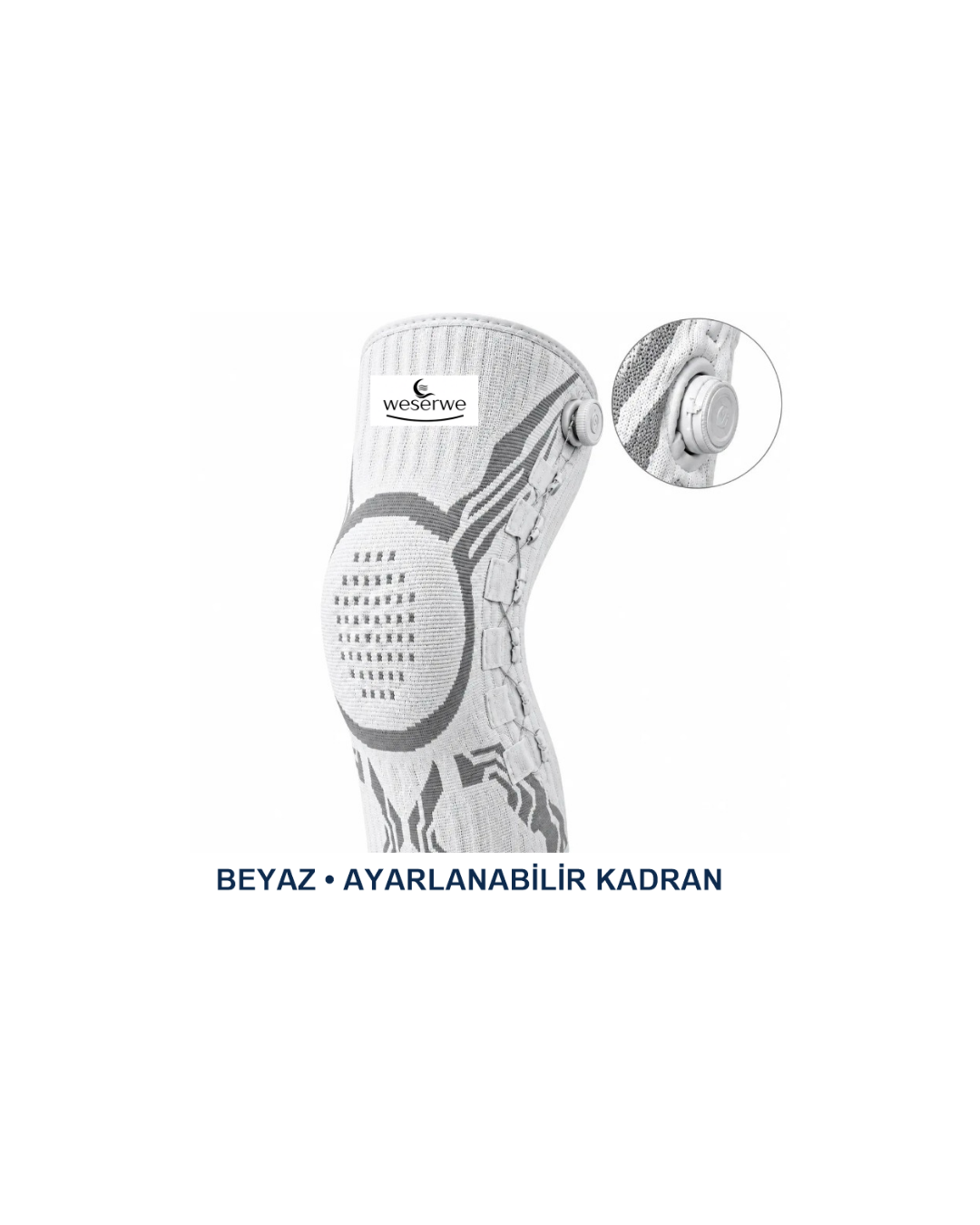 Ayarlanabilir Kadranlı Dizlik – Diz Kapağı Destek Pedli